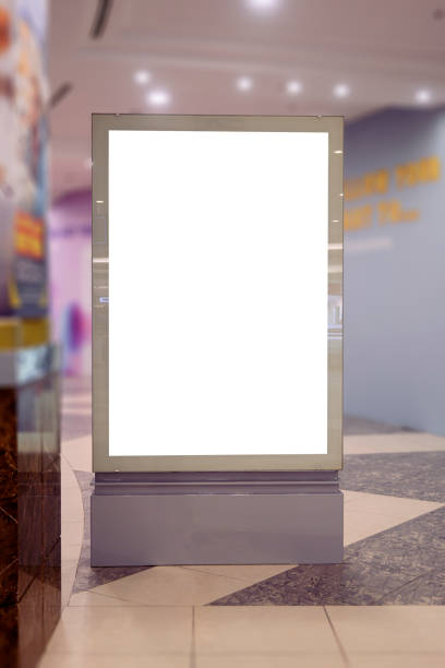 istock billboard inside shopping mall isolated on white 2189826319