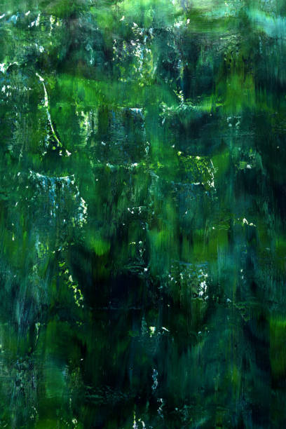 dirty art background in green and black