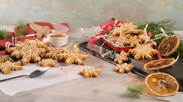 istock Christmas cookies on kitchen countertop 2189837220