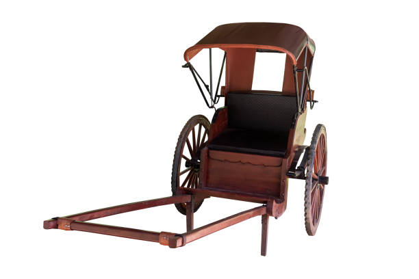 istock Asian Retro Rickshaw Chinese style isolated 2189840460