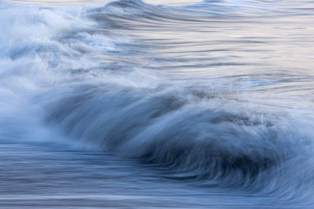 istock A long exposure photograph of ocean waves with blurred motion. 2189852124