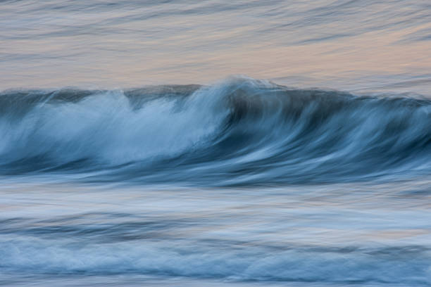 istock A long exposure photograph of ocean waves with blurred motion. 2189852697