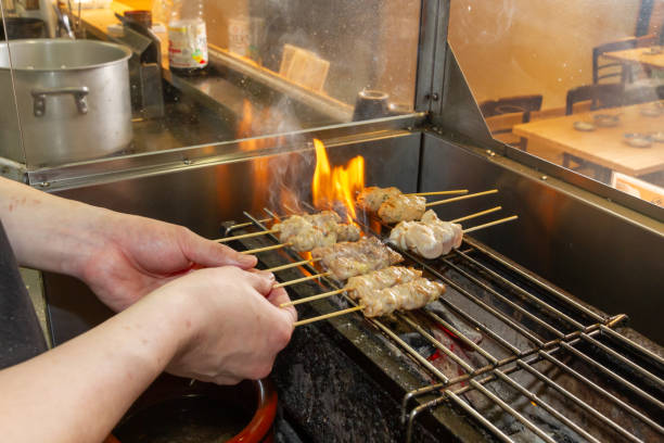 istock The chef is grilling yakitori. 2189863226