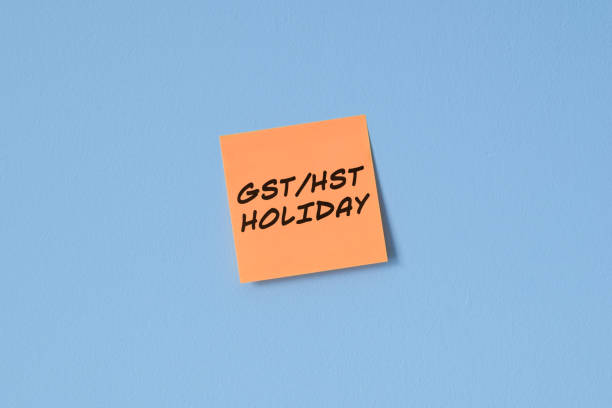 istock GST HST Holiday / GST HST Break / GST HST Relief in Canada Sticky Note 2189873753