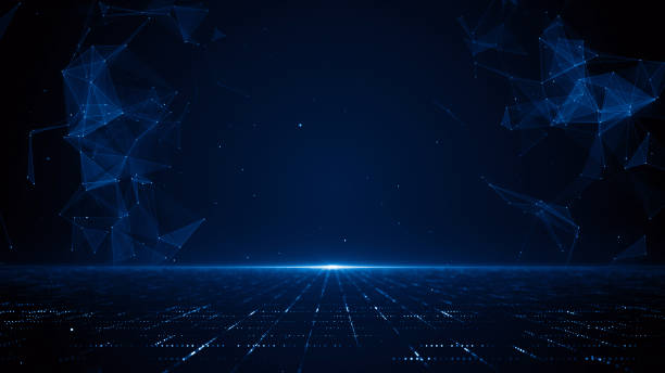 istock Technology tunnel digital business corporate abstract particles hex presentation broadcast background loop 2189886774
