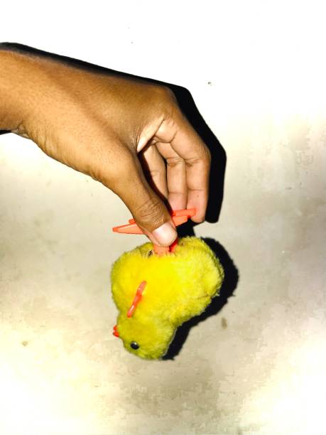 istock Chick toys in the hands 2189892328