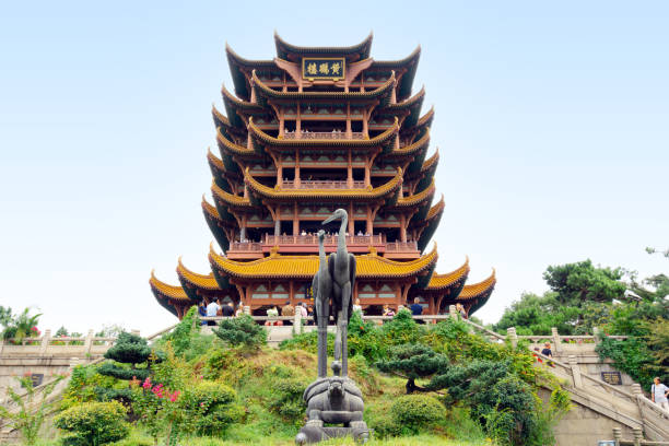 Chinese ancient style pavilion on the Lake, Suzhou,Jiangsu province