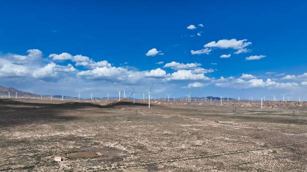 istock Wind power station In Tsaidam Basin,China,Aaia. 2189895933