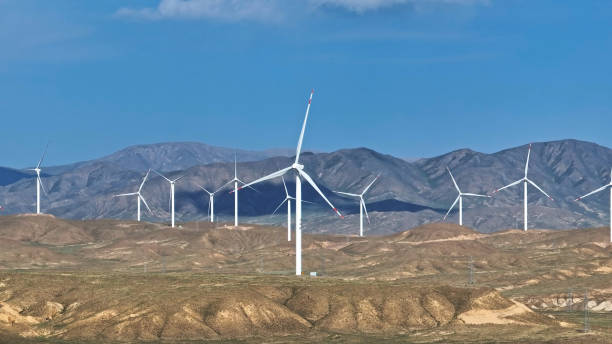 istock Wind power station In Tsaidam Basin,China,Aaia. 2189895999