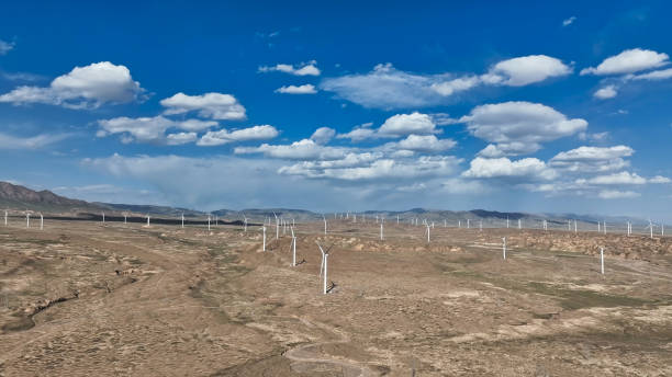 istock Wind power station In Tsaidam Basin,China,Aaia. 2189896086