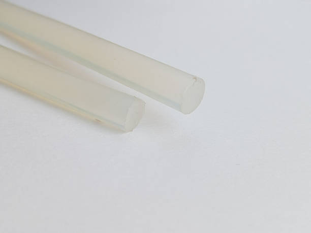 istock Rods for hot glue gun close-up on a white background. 2189897758