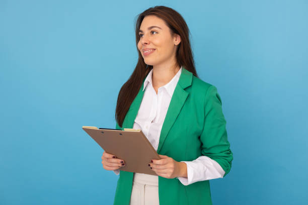 Charming Latina business leader with a poised demeanor