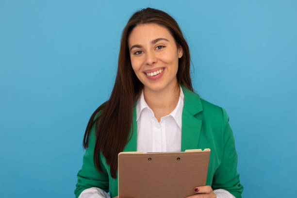 istock Charming Latina business leader with a poised demeanor 2189898619
