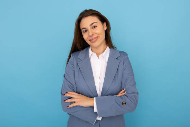 istock Confident Latina professional with a charming smile 2189899701