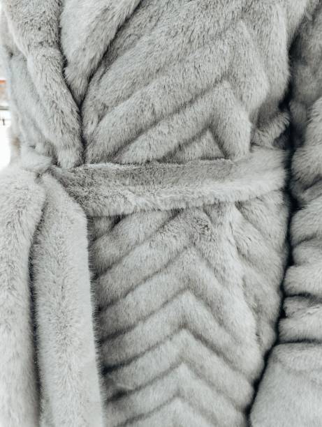 istock Women's Eco fur coat 2189902591