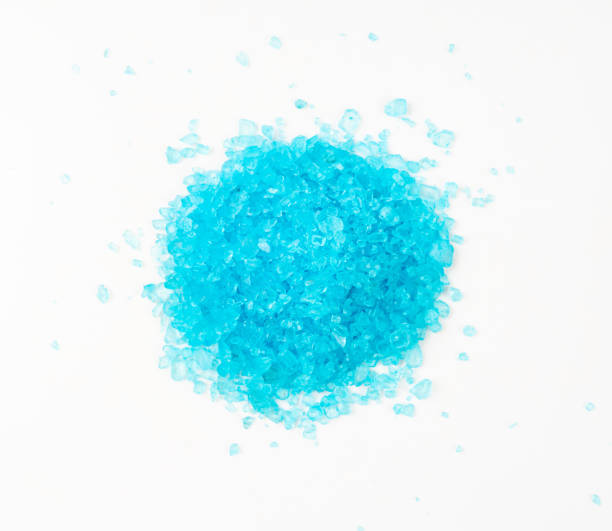 istock Blue Salt Crystals, Bath Salt for Spa Relax, Cupric Sulfate or Copper Sulfate, Swimming Pool Algicide, Drugs 2189905234