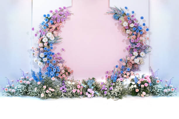 istock Beautiful flowers background for wedding scene Decoration 2189906201