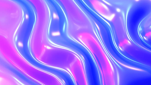 istock Purple blue plastic shiny background, latex glossy texture pattern wallpaper. 2189912473