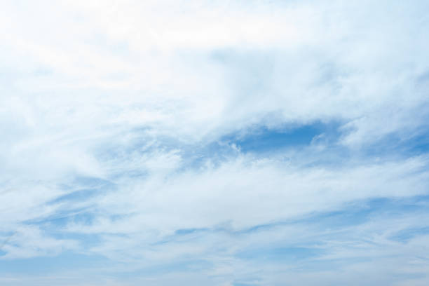 istock Serene Blue Sky with Wispy Clouds Nature Background 2189921107