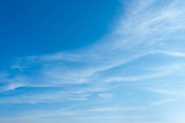 istock Serene Blue Sky with Wispy Clouds Nature Background 2189921259