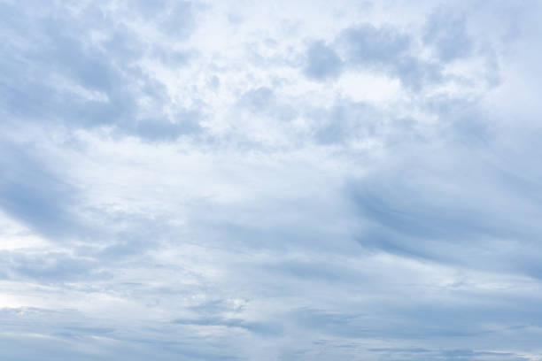 Serene Sky Soft Clouds Blue Hues Nature Background