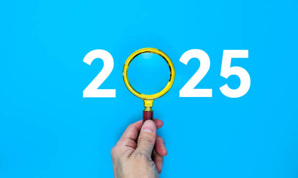istock Magnifying glass and text 2025 new year idea concept 2189928989
