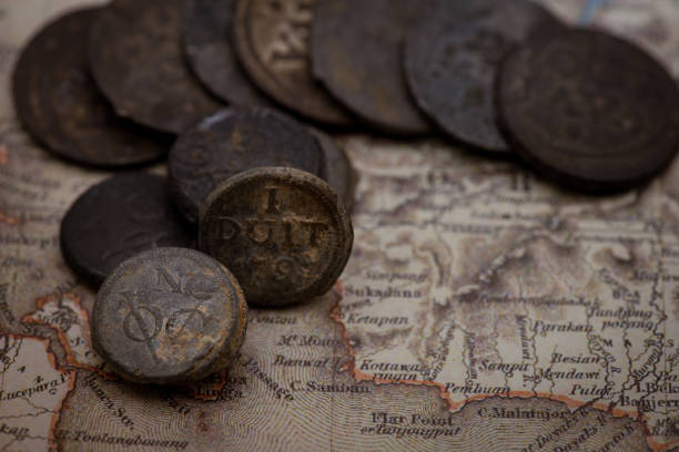 istock 1 duit voc coins 2189934374