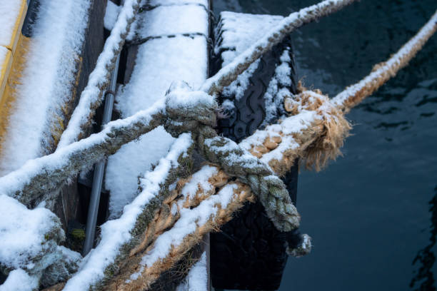 istock Knots on the ropes in the harbor in Narvik, Norway 2189934902
