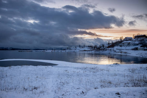 istock Winter evening at Ofotfjorden, Norway 2189935162