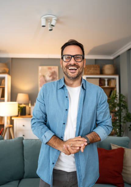 istock Smiling young man at home 2189935678