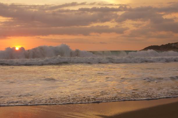 istock Sunset at Zicatela Beach, Puerto Escondido, Oaxaca, Mexico 2189941699