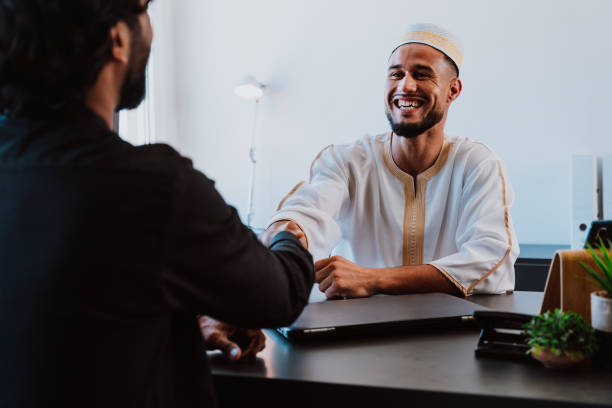 istock Moroccan Business man in the  office. 2189943390