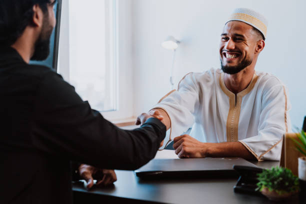 istock Moroccan Business man in the  office. 2189943443