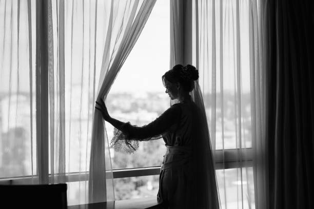 istock bride's preparations for a wedding in a  cottage 2189945726