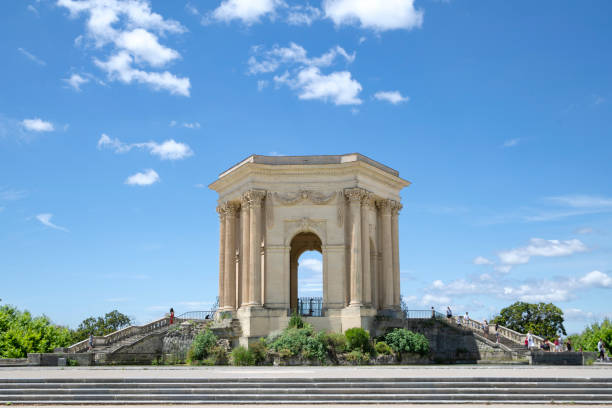 istock Montpellier, Historic Monument Stands Majestically Against a Bright Blue Sky, Creating an Iconic Scene 2189949040