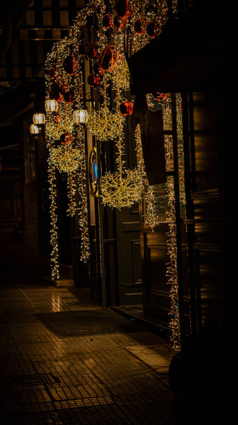 istock Christmas light decoration at a bakery 2189956345