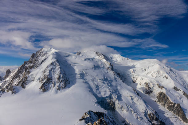 istock Mont Blanc, Monte Bianco mountain summit in the Alps 2189958094