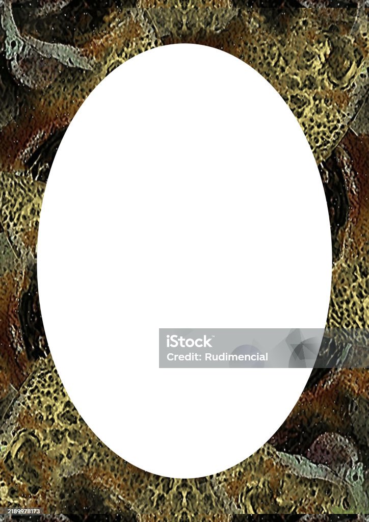 Plain Rounded Frames Blank Frame With Textured Design Rounded Borders Stock Illustration ...