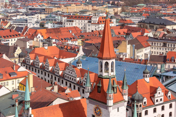 istock Panoramic View of Old Town Munich, Germany 2189982435