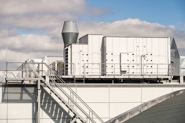 istock Industrial Rooftop HVAC Installation 2189984845