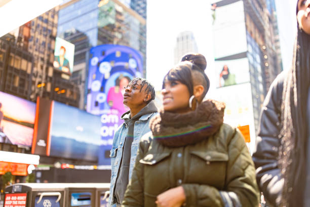 istock Urban Stroll in Times Square on a Sunny Day 2189986166