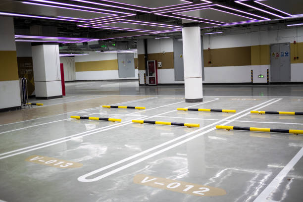 istock The apartment building's underground parking is vacant 2189987603