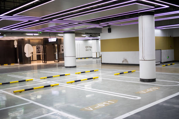 istock The apartment building's underground parking is vacant 2189987613