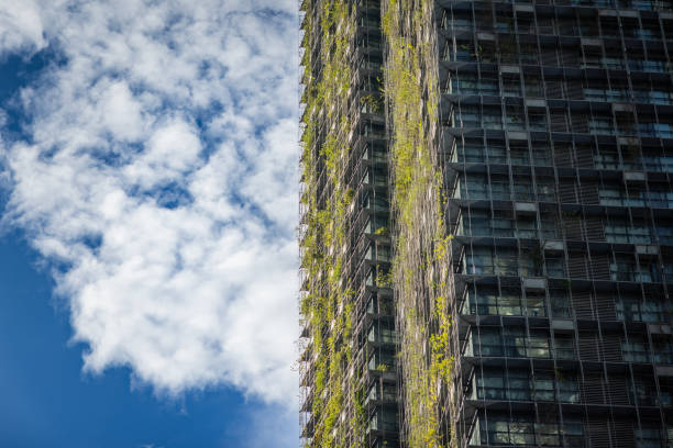 Sustainable skyscraper from city of Kuala Lumpur - Malaysia.