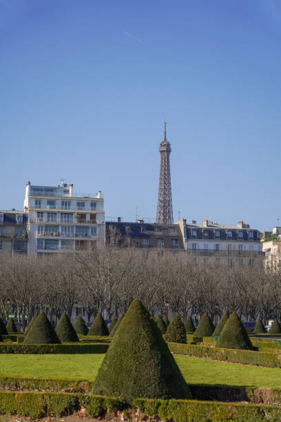 Image of the beautiful gardens of Versailles, in the public Gardens of Versailles, which are free ticket. Image taken in April 2024