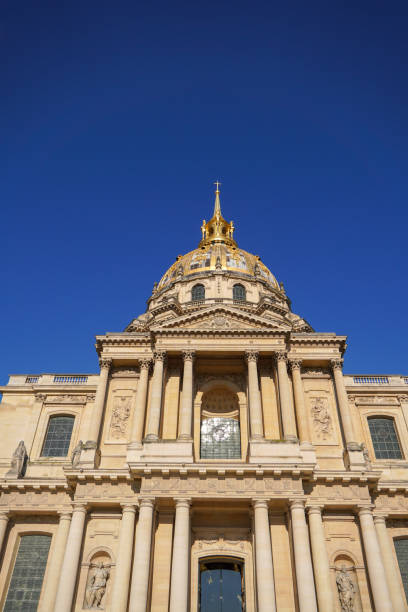 Paris, France - July 13th 2022: Entrance to Les Invalides in Paris, France