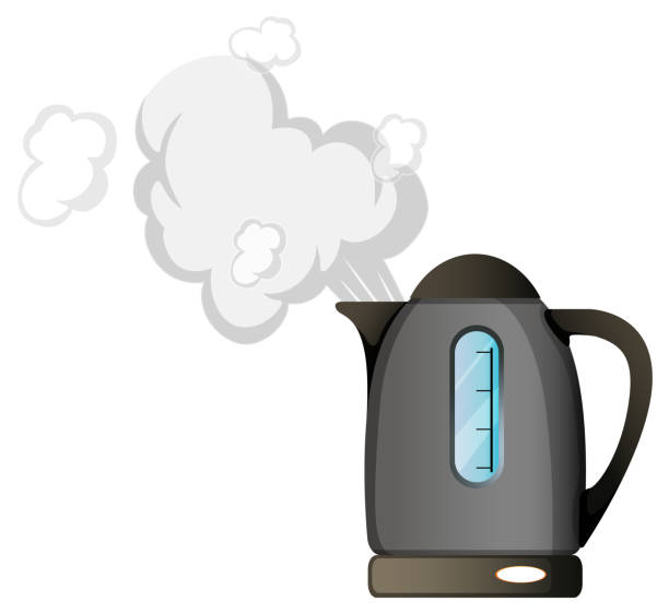 istock A steaming kettle releasing vapor into the air 2189998486