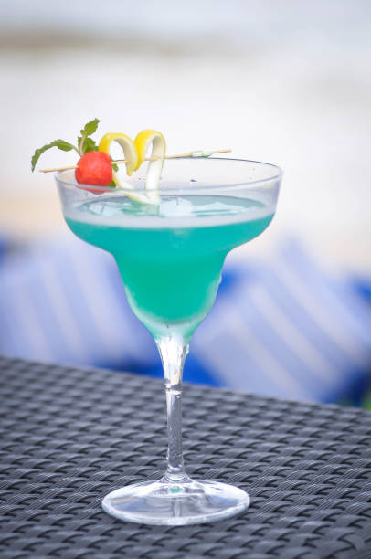 istock blue margarita or blue hawaii or cocktail 2189999604