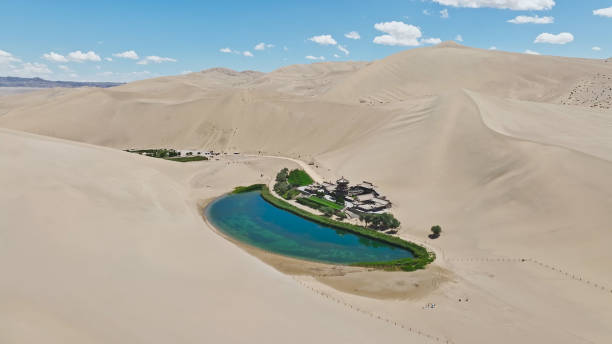istock Mingsha Mountain Crescent Spring,Dunhuang,Gansu,China,Asia. 2190000792