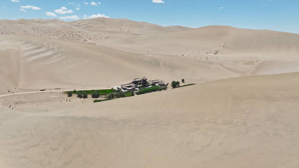 istock Mingsha Mountain Crescent Spring,Dunhuang,Gansu,China,Asia. 2190000811